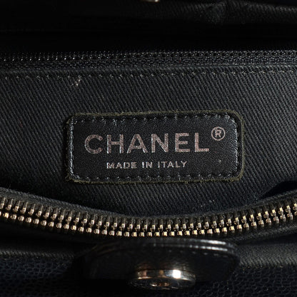 Chanel Caviar Medium Soft CC Top Handle Tote Black 7 of 8