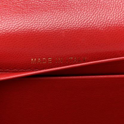 Chanel Goatskin Quilted Chanel 19 Flap Wallet Red 7 of 10