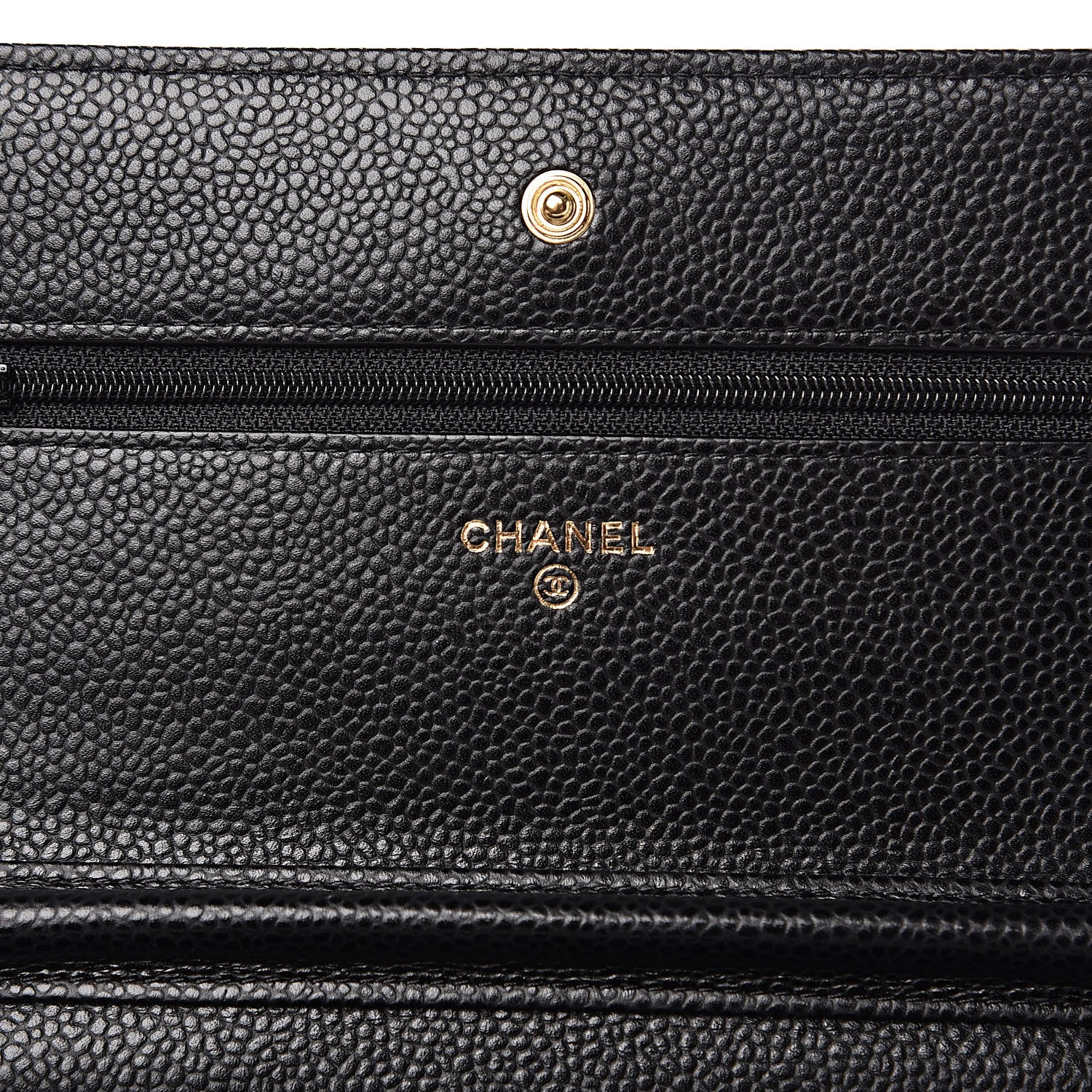 Chanel Caviar Quilted Wallet On Chain WOC Black 6 of 11