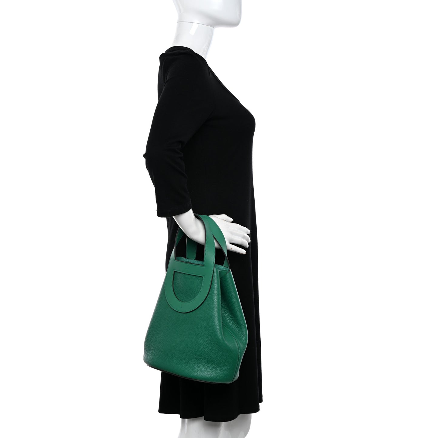 Taurillon Clemence Swift In-The-Loop 23 Bag Vert Vertigo