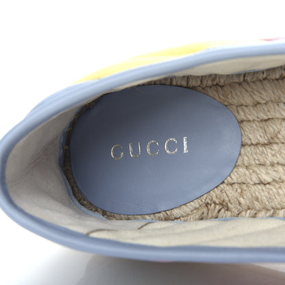 Gucci Nappa Matelasse Diagonal GG Marmont Espadrilles 37 Multicolor Pastel 8 of 11