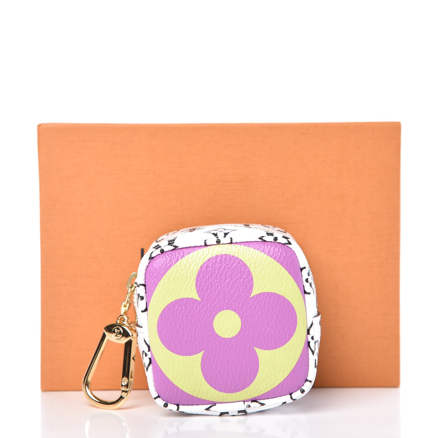 Louis Vuitton Monogram Giant Cube Coin Purse Pink 8 of 8