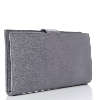 Chanel Caviar Timeless CC French Wallet Grey 3 of 13