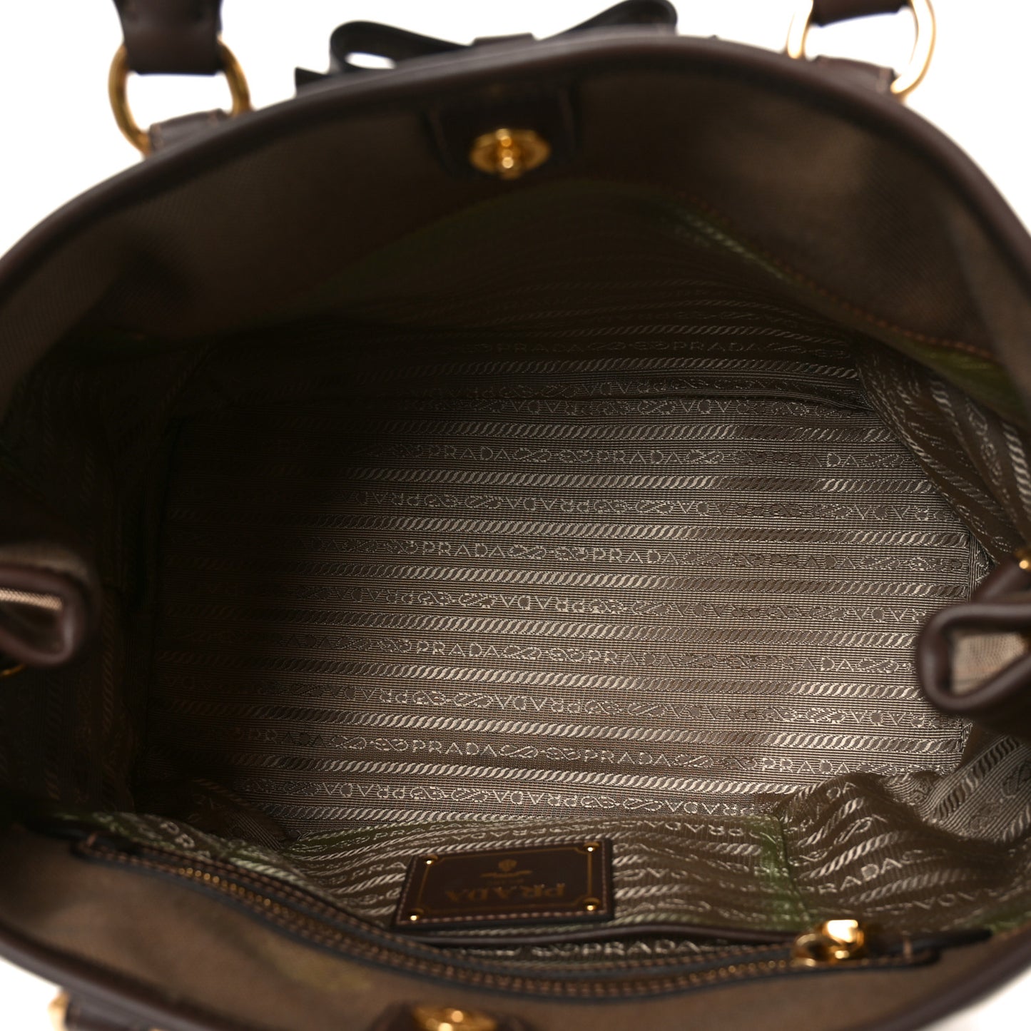Jacquard Logo Tote Corda Bruciato