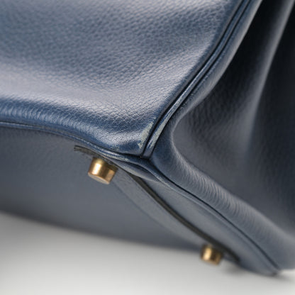 Hermes Ardennes HAC Birkin 32 Bleu Marine 10 of 14
