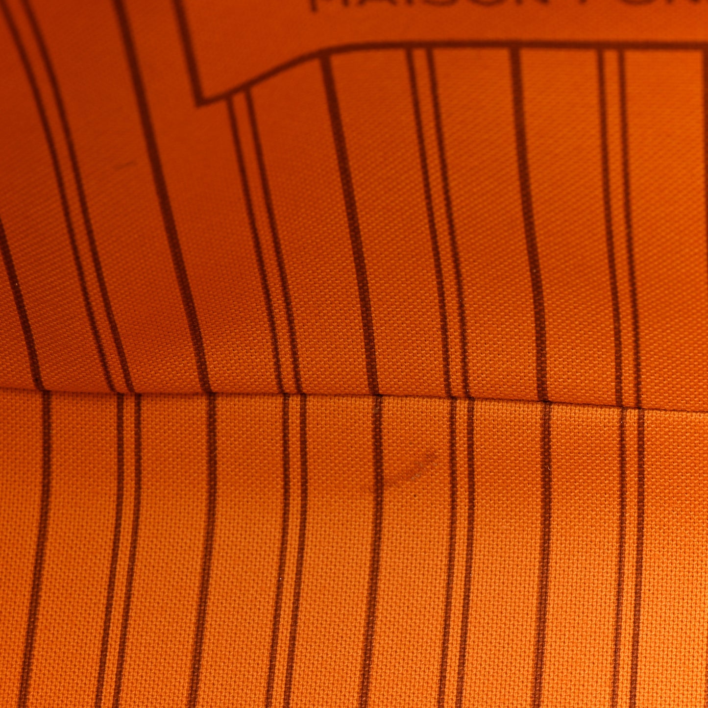 Damier Azur Braided Neverfull MM Orange