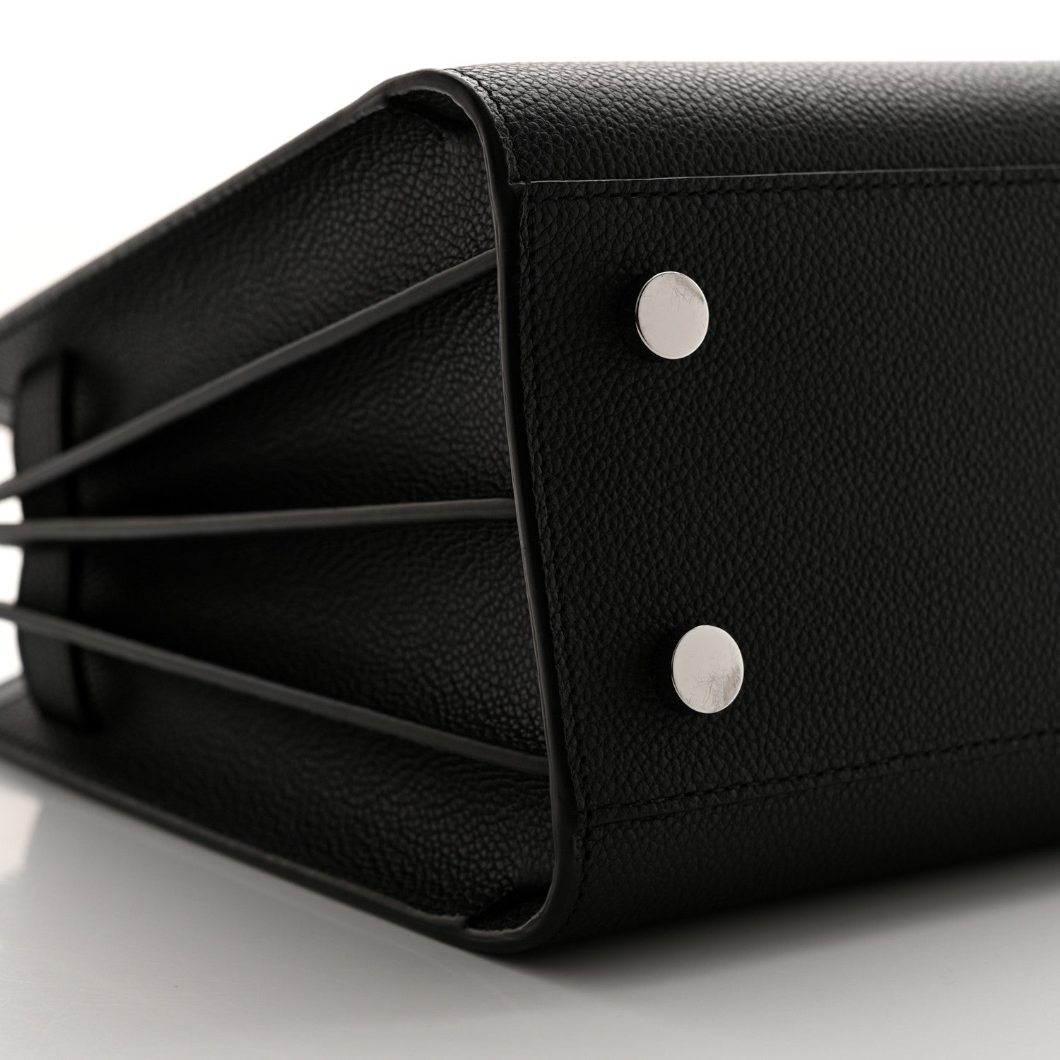 Saint Laurent Grained Calfskin Baby Sac De Jour Black 9 of 12
