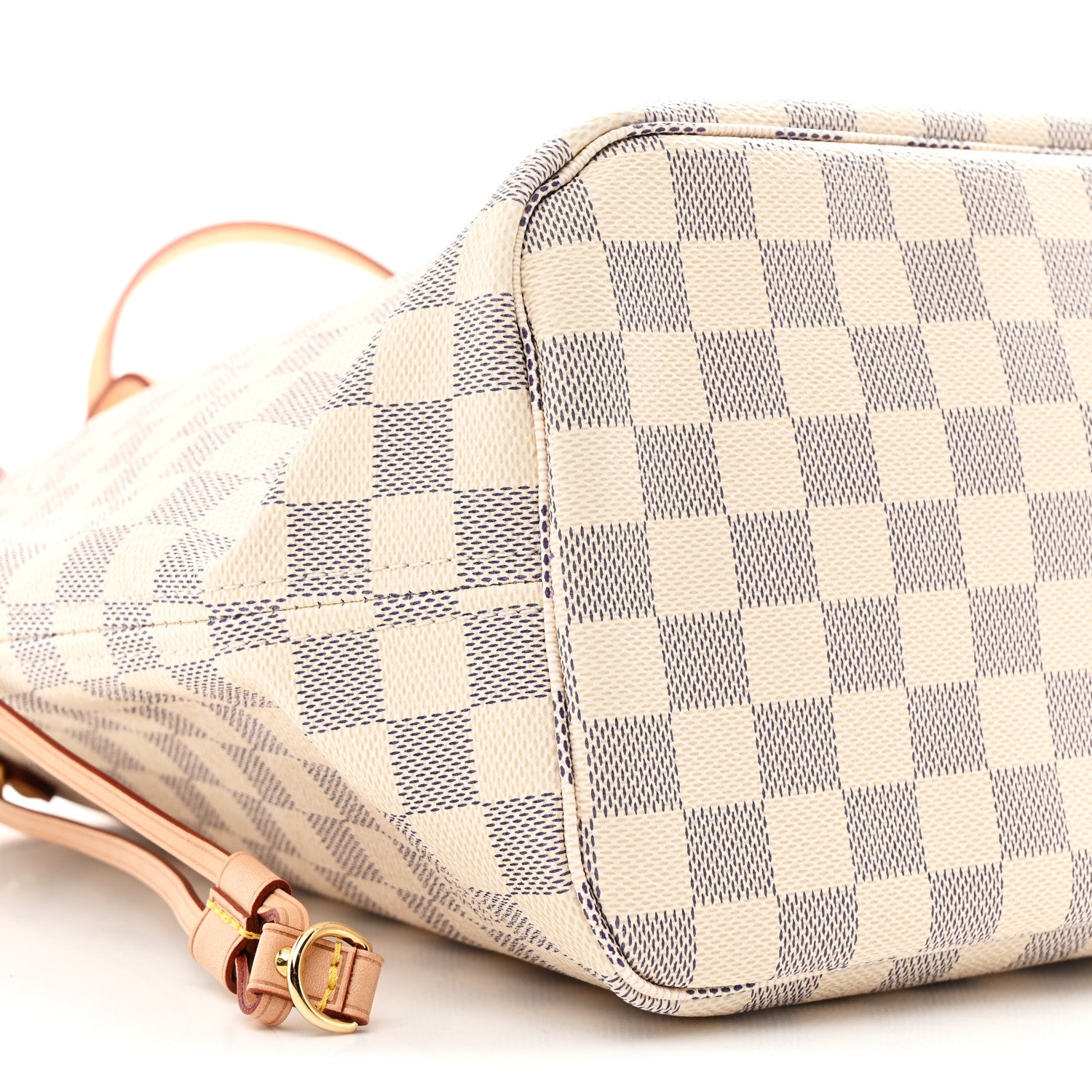 Louis Vuitton Damier Azur Neo Neverfull MM Rose Ballerine 9 of 10