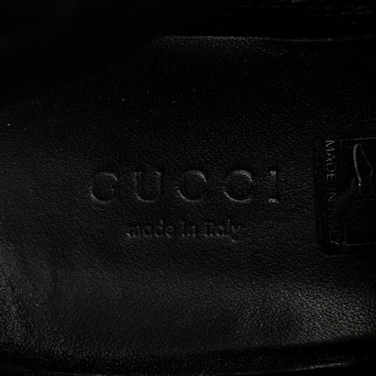 Gucci Nappa Frances GG Matelasse Platform Combat Boots 36 Black 8 of 10
