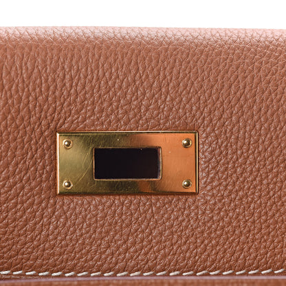 Hermes Togo Kelly Retourne 28 Gold 26 of 34