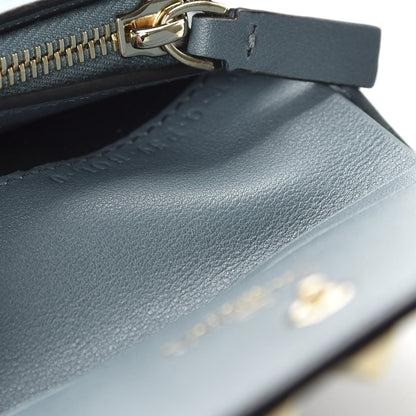 Valentino Garavani Calfskin Rockstud French Flap Wallet Sarcelle 7 of 9