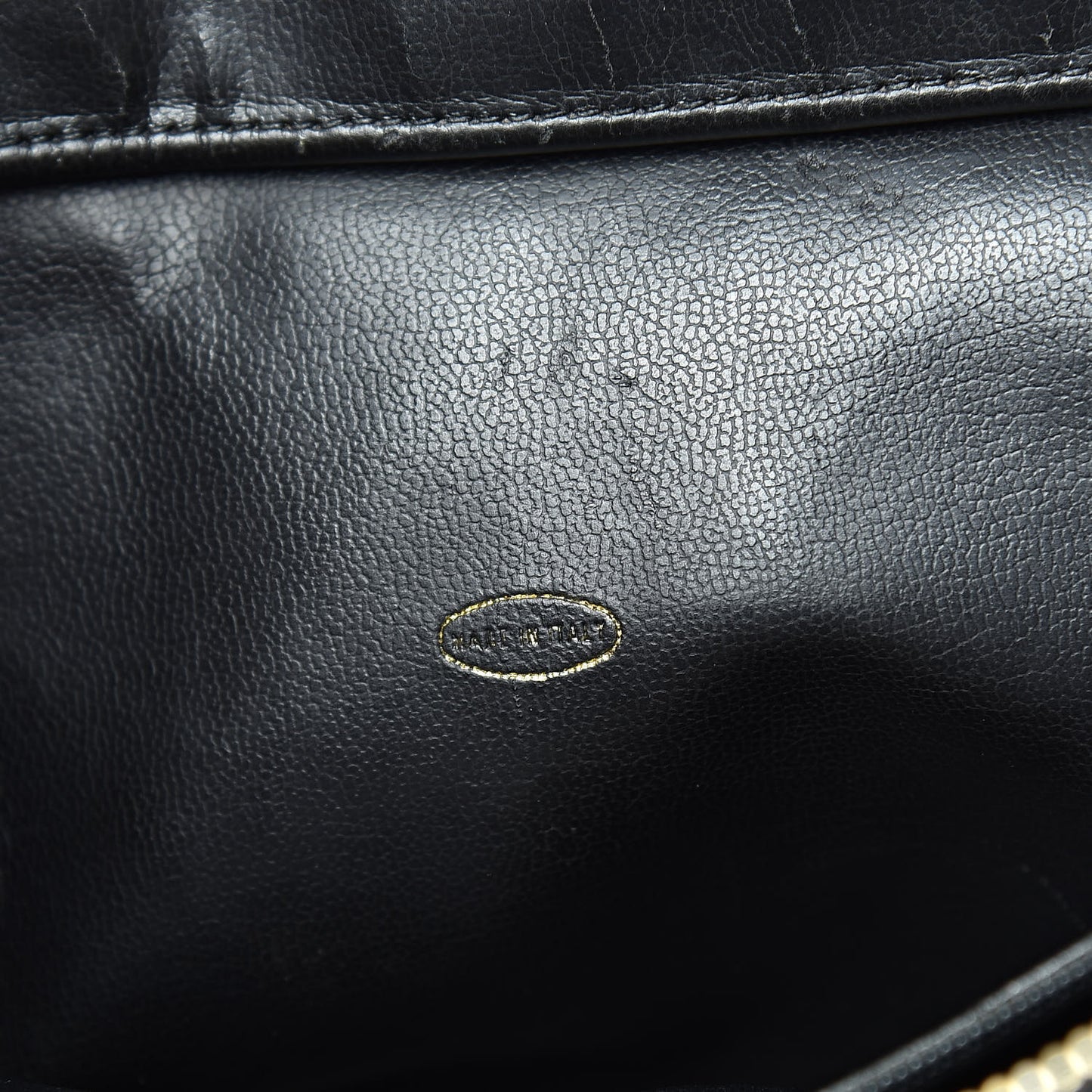 Lambskin Quilted Shopping Tote Black