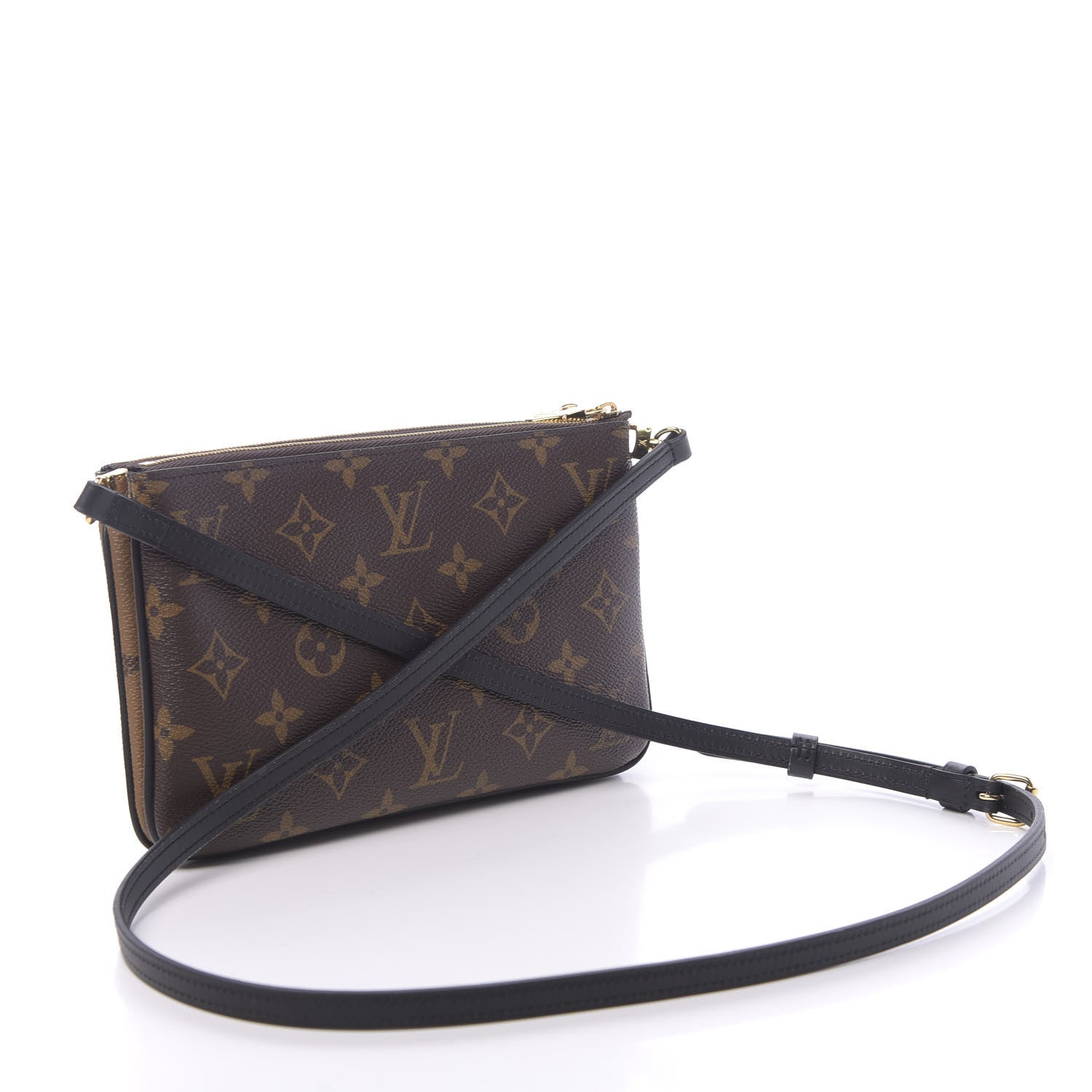 Louis Vuitton Reverse Monogram Giant Double Zip Pochette 2 of 11