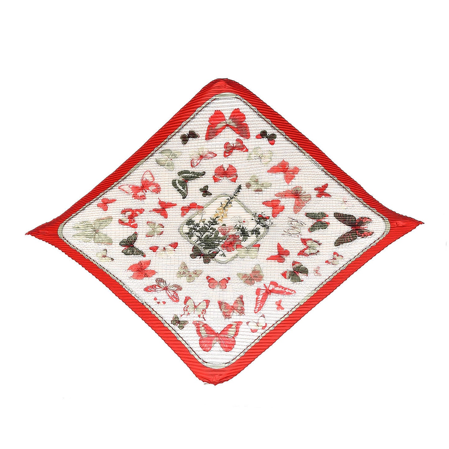 Silk Plisse Farandole Scarf 90