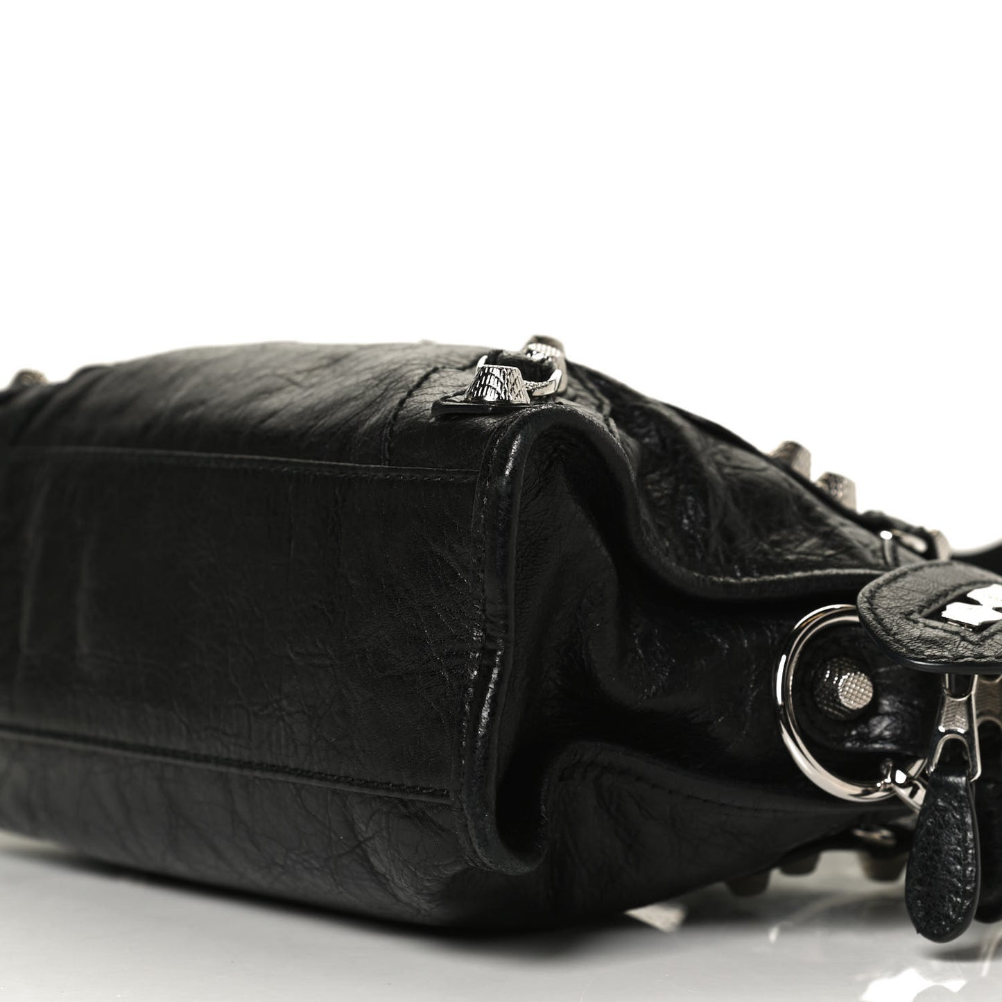 Agneau Giant 12 Silver Hardware Mini City Black