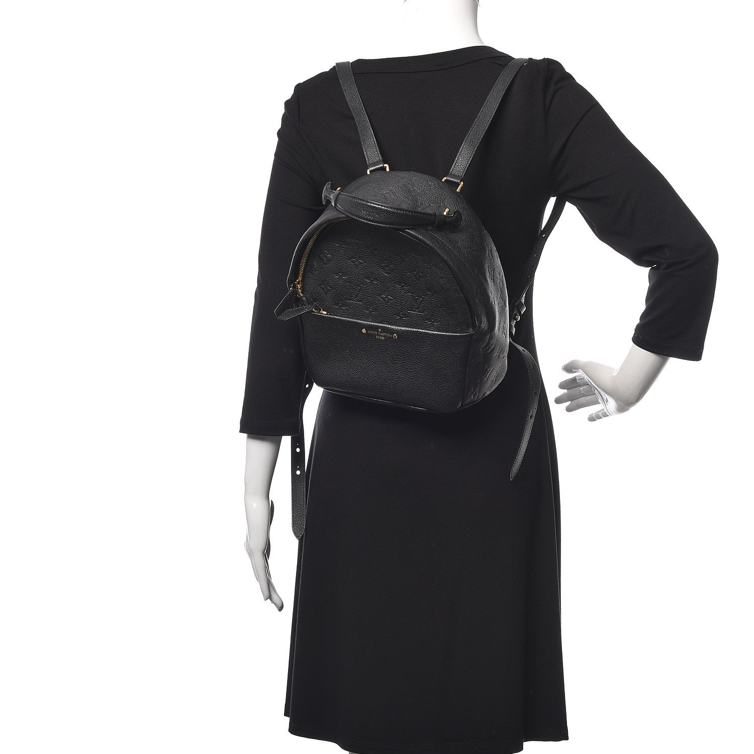 Louis Vuitton Empreinte Sorbonne Backpack Black 2 of 13