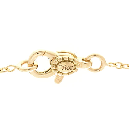 Christian Dior 18K Yellow Gold Diamond Mother of Pearl Rose Des Vents Necklace 5 of 5