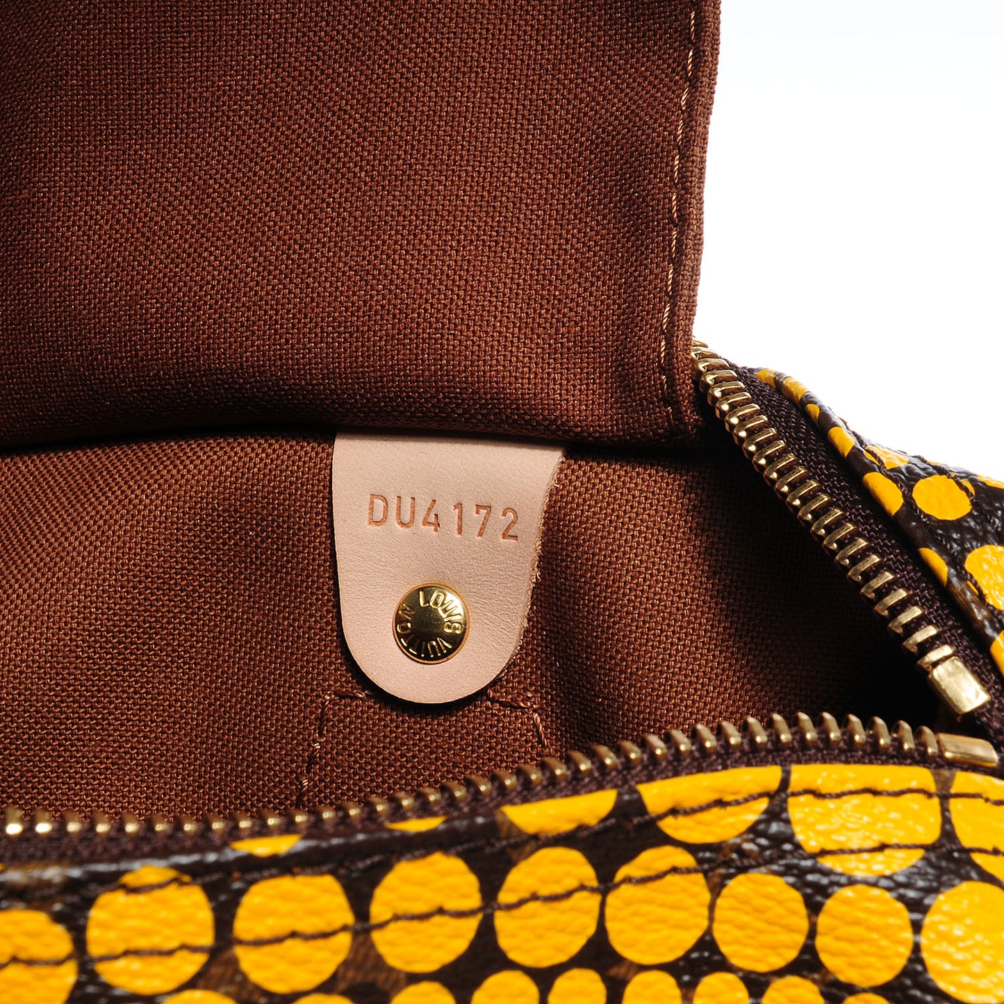 Monogram Kusama Town Speedy 30 Yellow