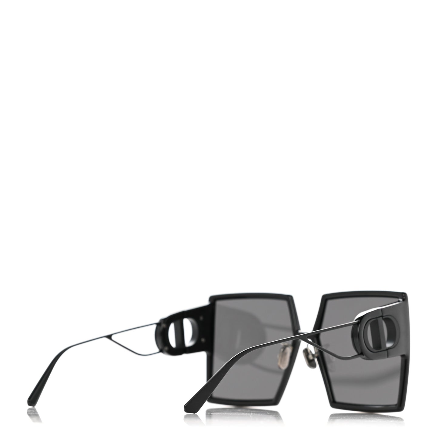 Square 30 Montaigne Sunglasses Black