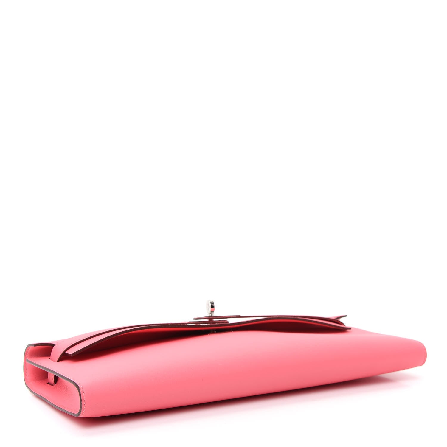 Hermes Swift Kelly Cut Clutch Pochette Rose Azalee 4 of 6