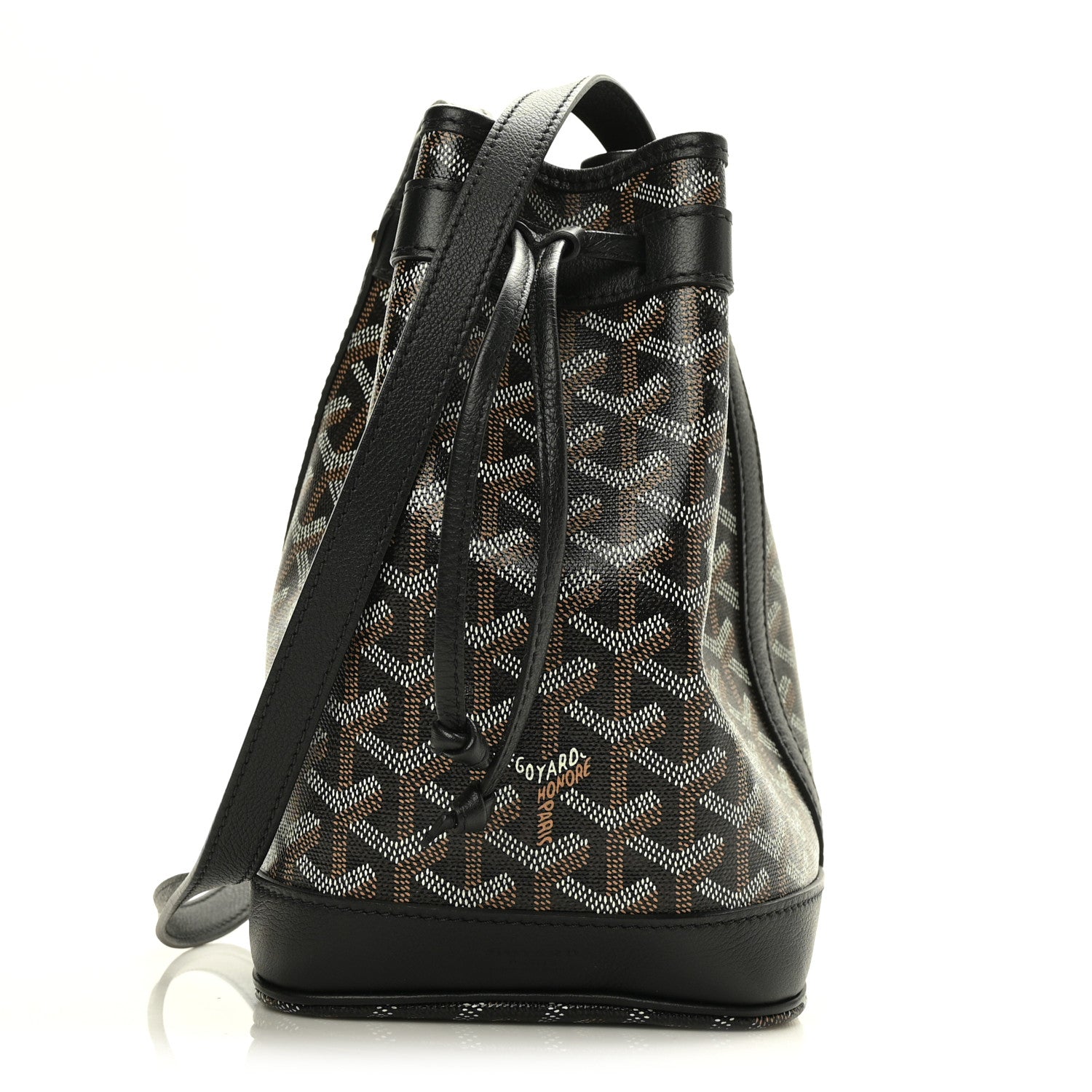 Goyard Goyardine Petit Flot Bucket Bag PM Black 1 of 6