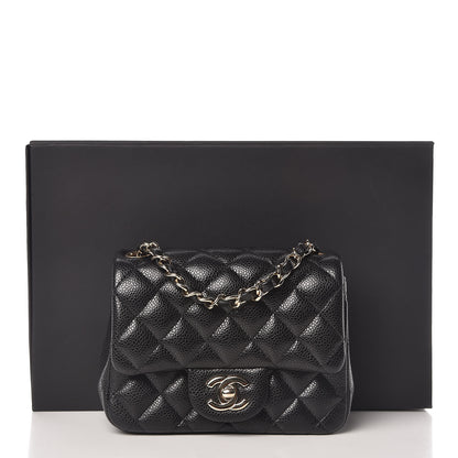 Chanel Caviar Quilted Mini Square Flap Black 14 of 14