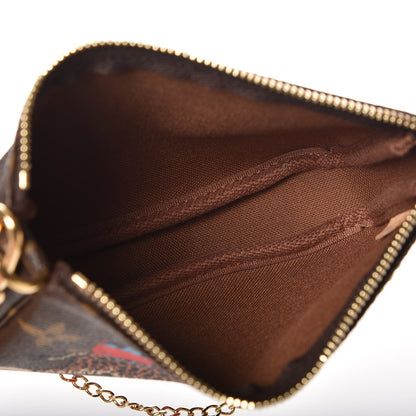 Louis Vuitton Monogram 2017 Christmas Animation Mini Pochette Accessories 5 of 8