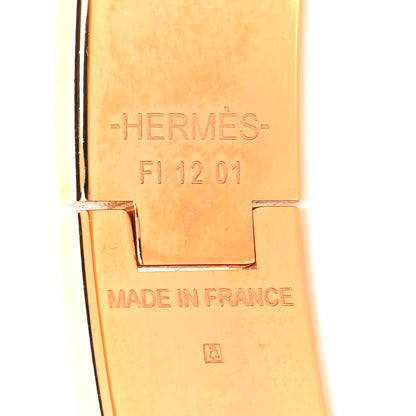 Hermes Enamel Narrow Clic Clac H Bracelet PM White 4 of 5