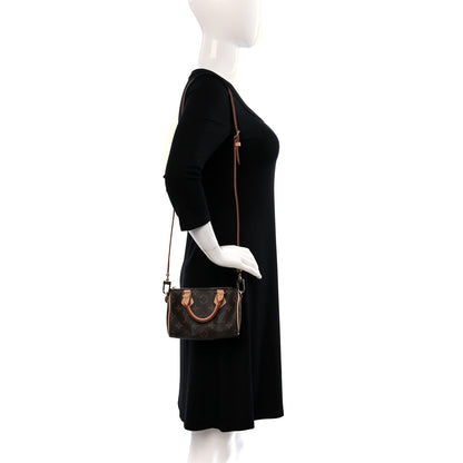 Louis Vuitton Monogram Nano Speedy Bandouliere 2 of 8