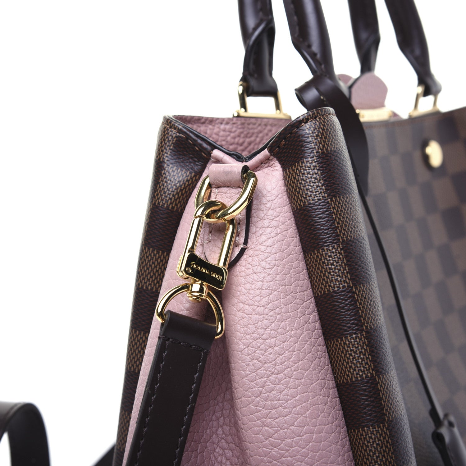 Louis Vuitton Damier Ebene Cuir Taurillon Brittany Magnolia 13 of 19