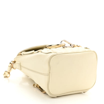 Chloe Calfskin Quilted Mini Faye Backpack Natural White 4 of 12