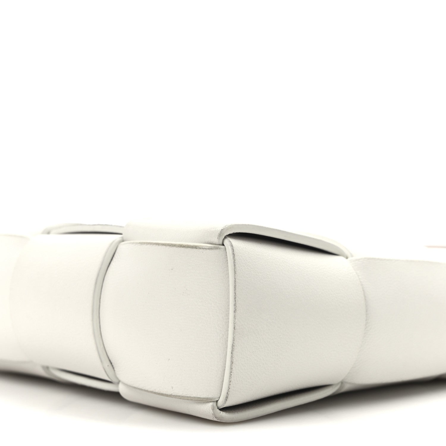 Bottega Veneta Nappa Intrecciato The Snap Clutch White 9 of 9