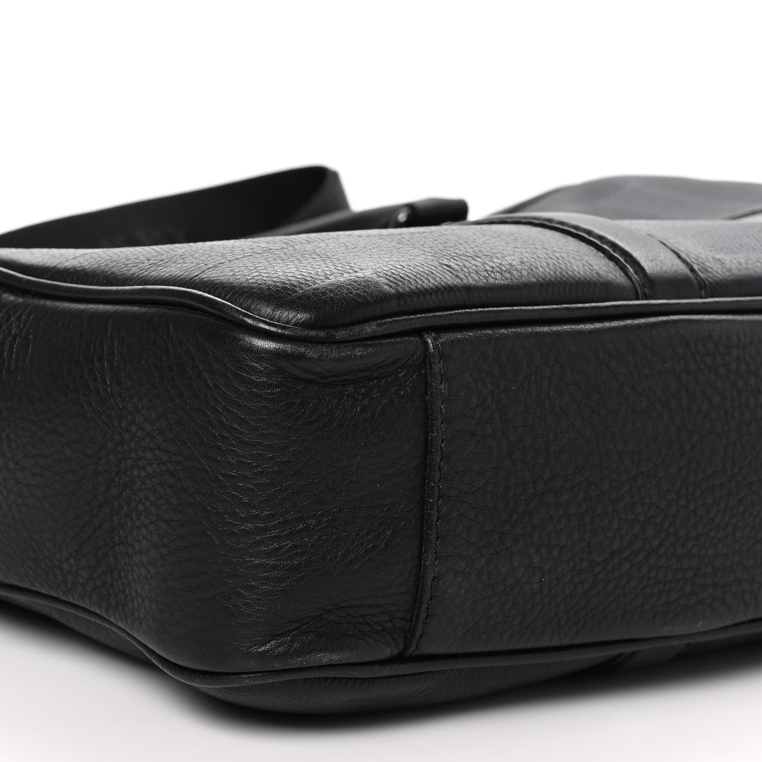 Burberry Heritage Grain Check Embossed Briefcase Black 7 of 10