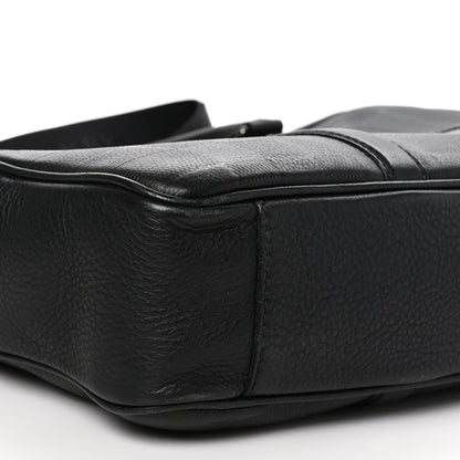 Burberry Heritage Grain Check Embossed Briefcase Black 7 of 10
