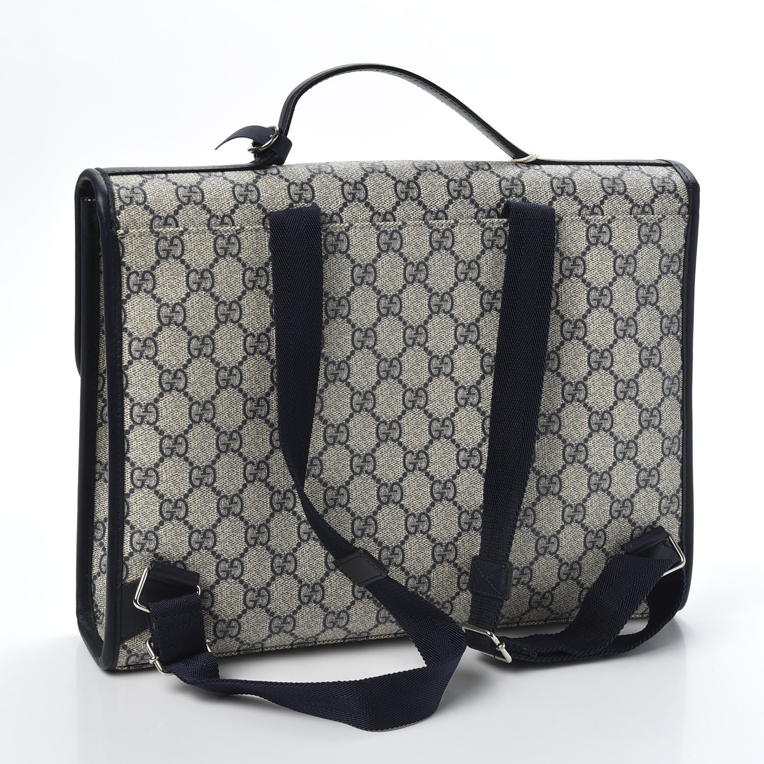 Gucci GG Supreme Monogram Children's School Backpack Navy 2 of 9