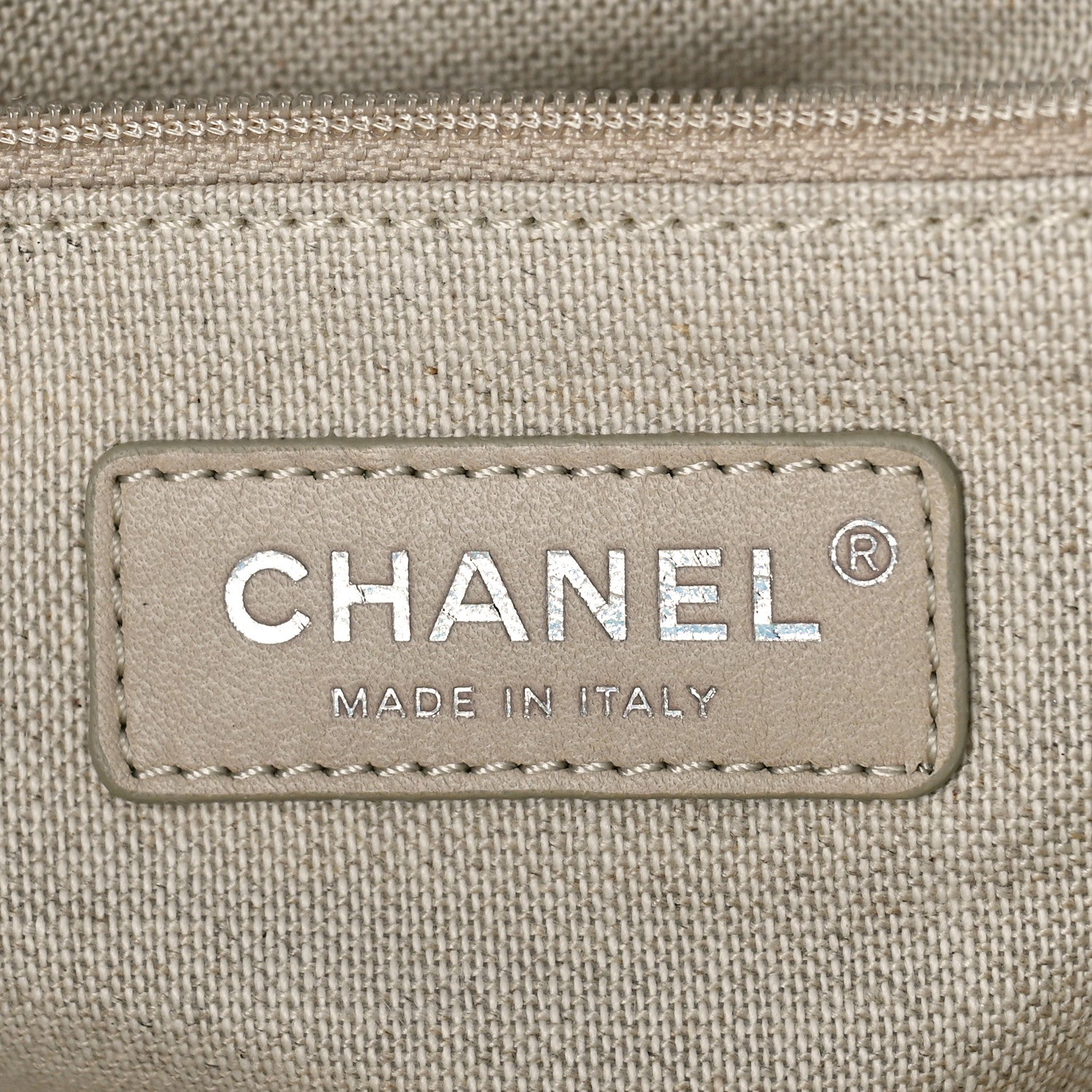 Chanel Mixed Fibers Small Deauville Tote Light Blue 7 of 12