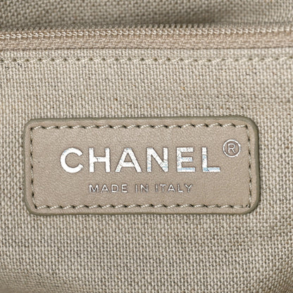 Chanel Mixed Fibers Small Deauville Tote Light Blue 7 of 12