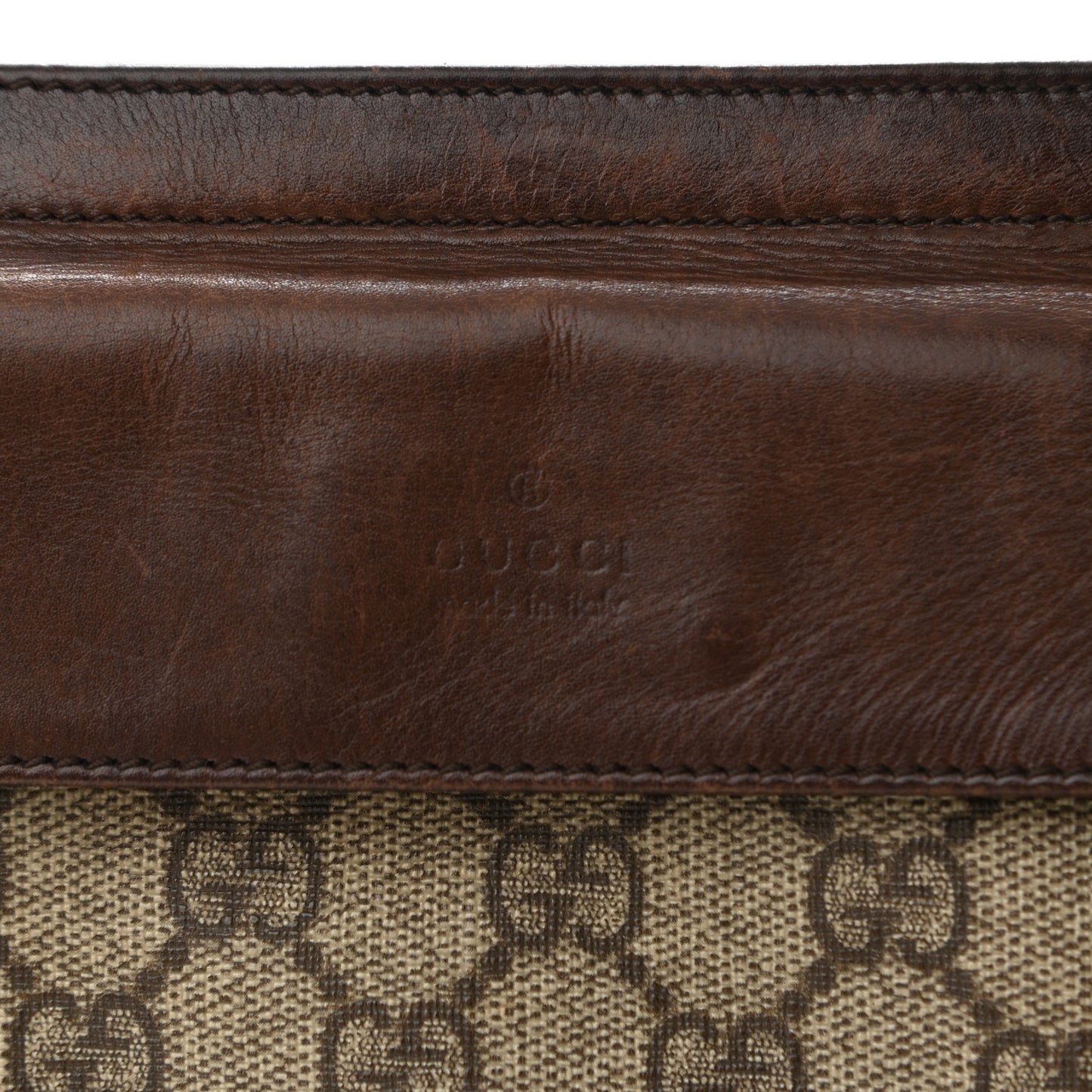 GG Supreme Double Pocket Belt Bag Ebony