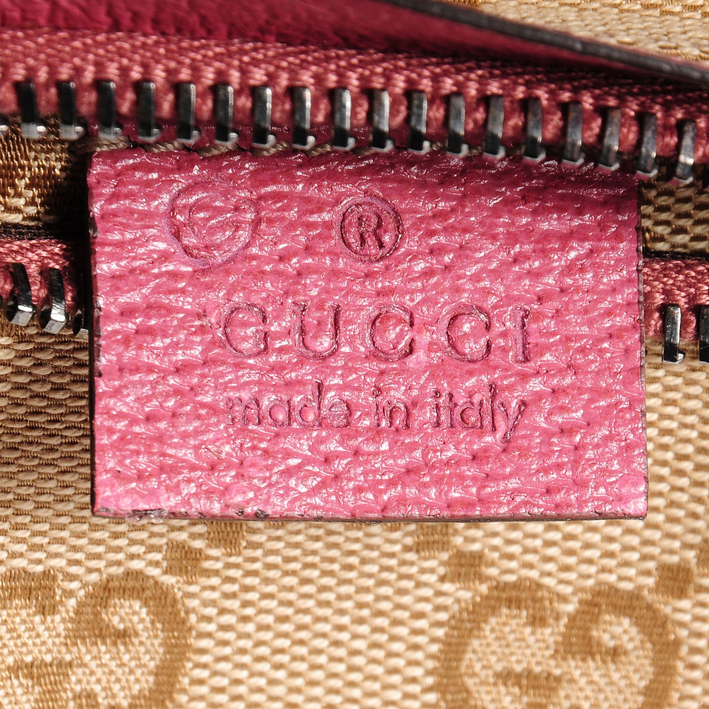 GG Monogram Web Double Pocket Belt Bag Pink