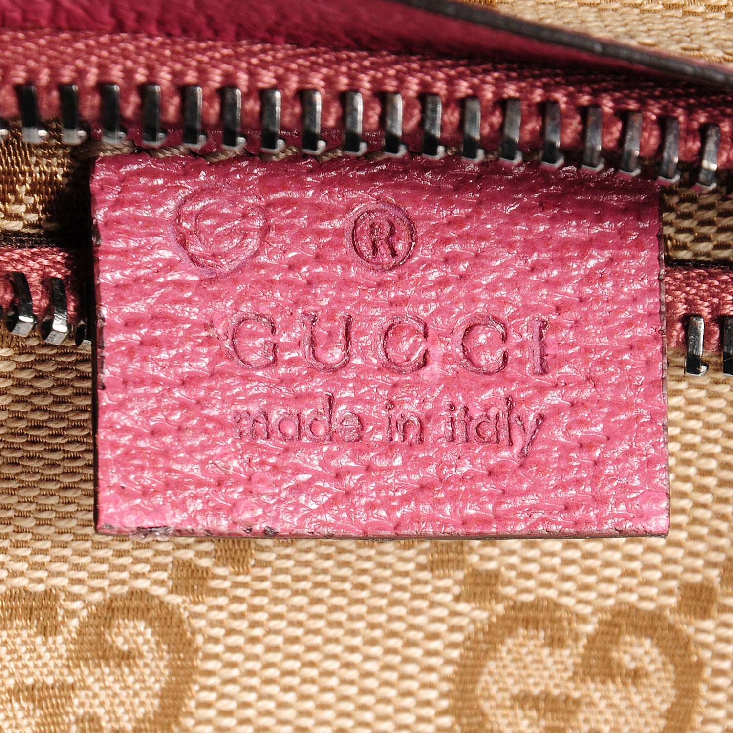 Gucci GG Monogram Web Double Pocket Belt Bag Pink 5 of 8
