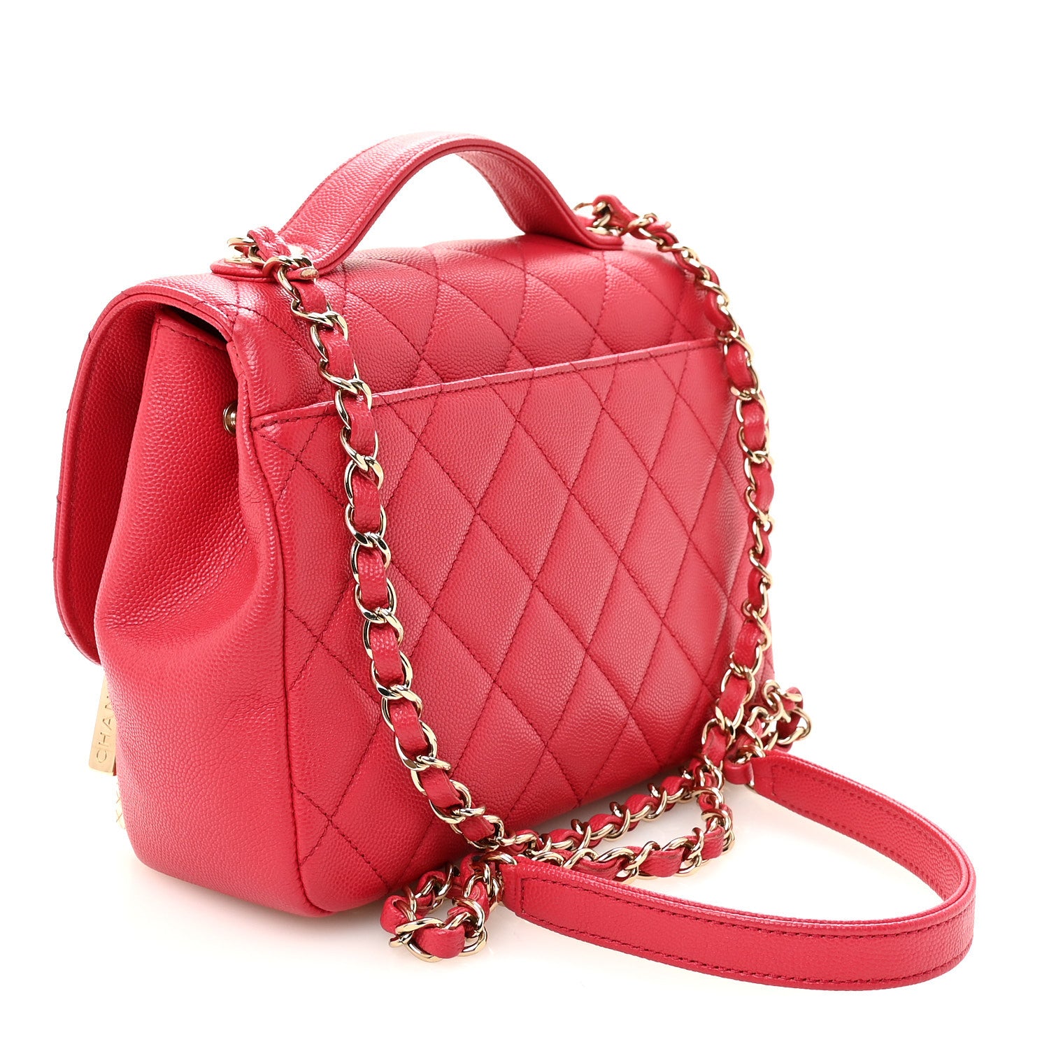 Chanel Caviar Quilted Medium Business Affinity Flap Pink 3 of 10
