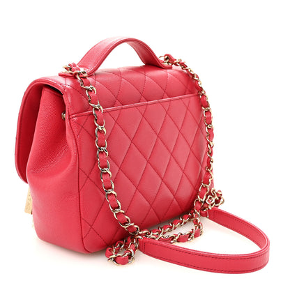 Chanel Caviar Quilted Medium Business Affinity Flap Pink 3 of 10