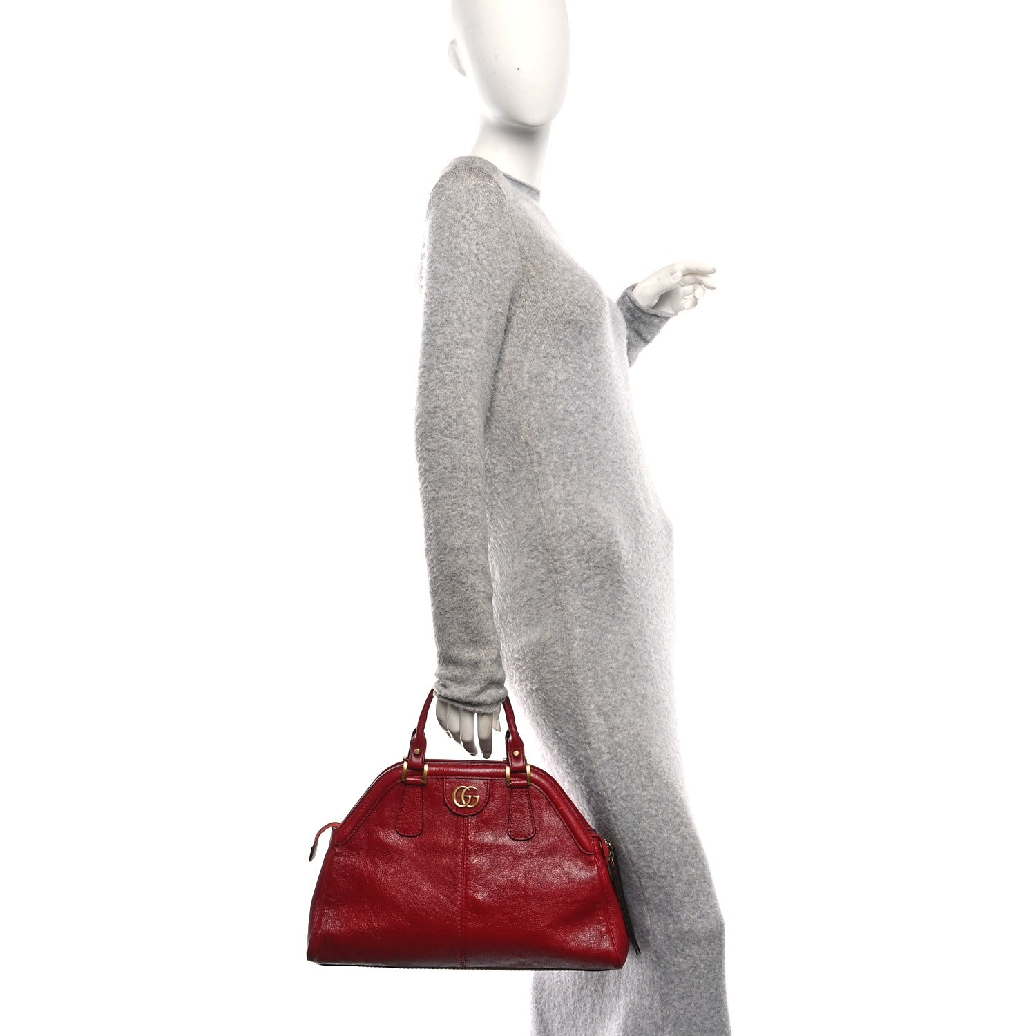 Gucci Piuma Lux Energy Medium Re(Belle) Top Handle Bag Romantic Cerise 2 of 11