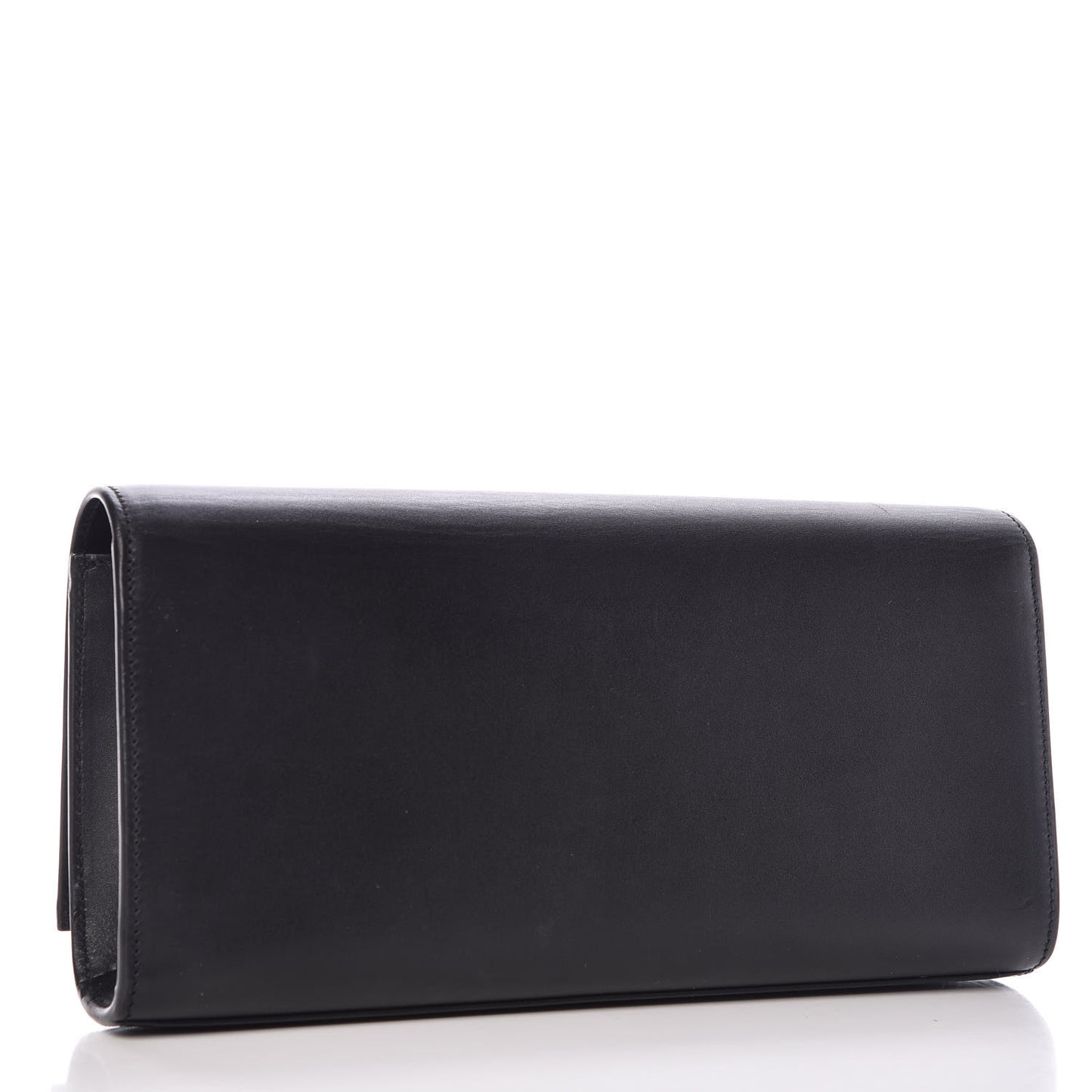 Calfskin Classic Monogram Tassel Clutch Black