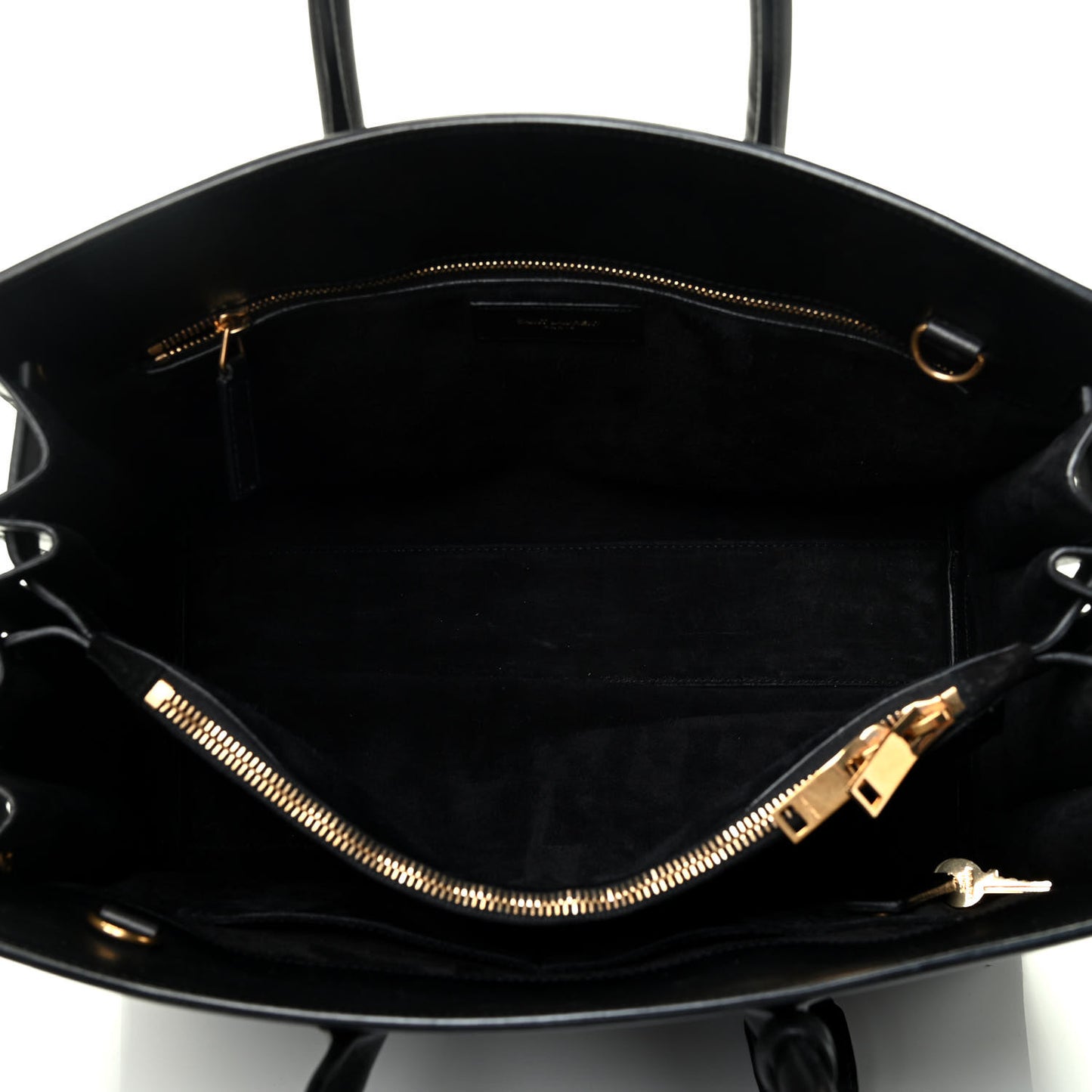 Calfskin Small Sac De Jour Black
