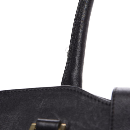 Saint Laurent Sheepskin Medium Cabas ChYc Black 13 of 15