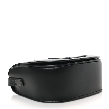 Celine Smooth Calfskin Cuir Triomphe Folco Crossbody Bag Black 6 of 8