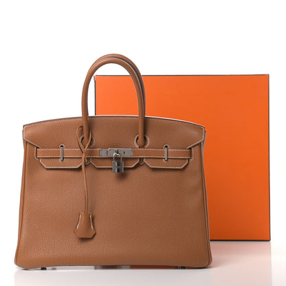 Hermes Togo Birkin 35 Gold 15 of 15
