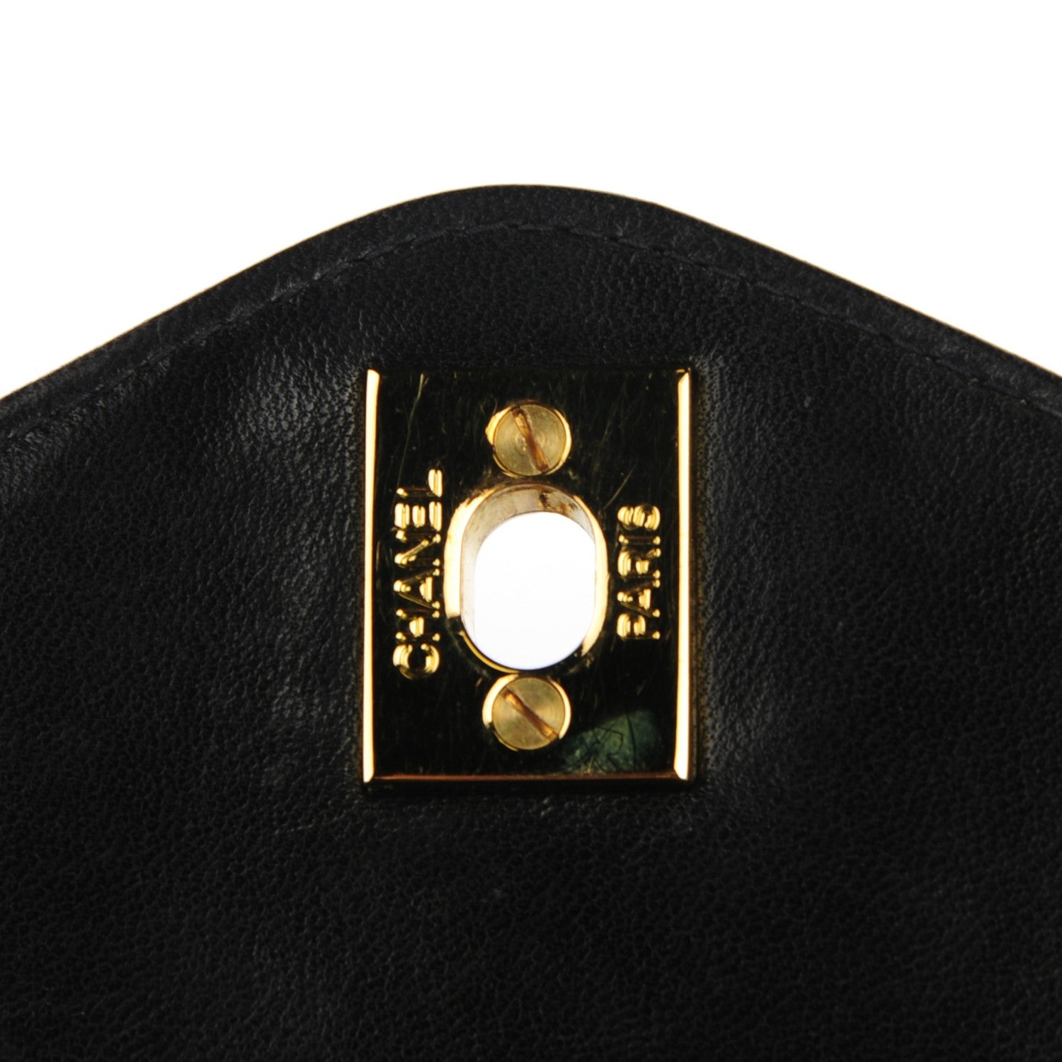 Chanel Lambskin Chevron Medium Flap Black 9 of 9