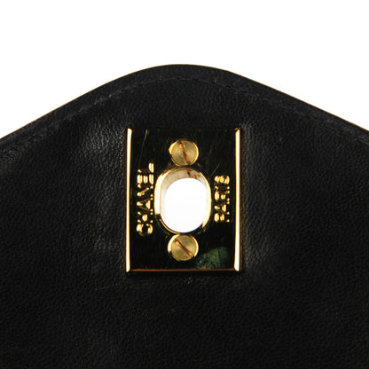 Chanel Lambskin Chevron Medium Flap Black 9 of 9
